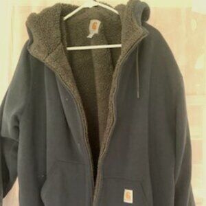 Carhartt Hooded/Lined Zip Up Sweatshirt